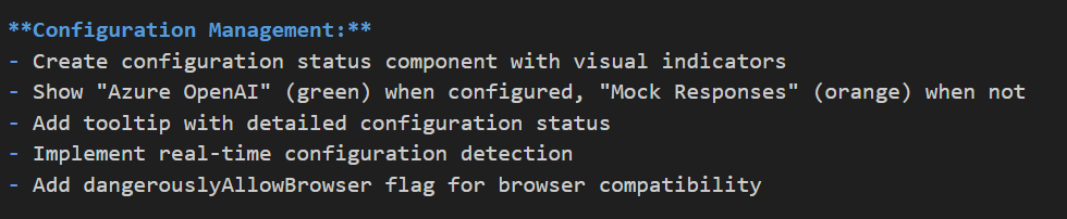 Fallback mechanism prompt