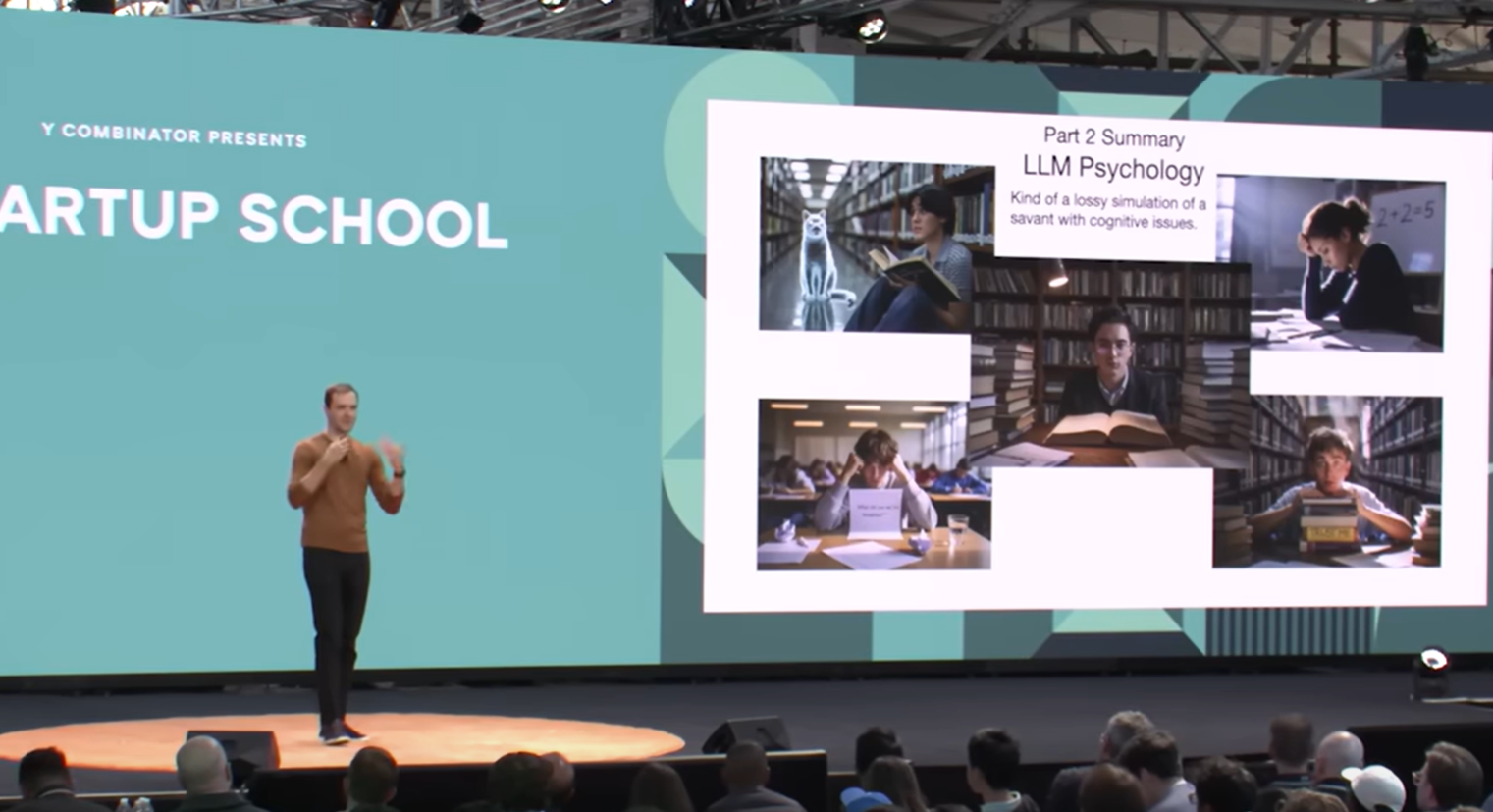 Andrej Karpathy at Y Combinator Startup School